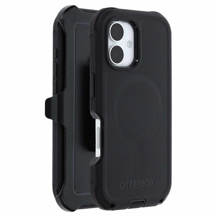 OtterBox Defender Pro MagSafe with Holster Black for iPhone 16 in Bulk Packaging