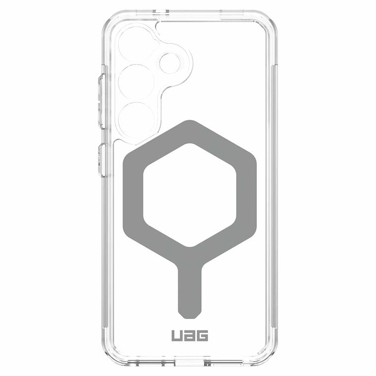 214488114333 Plyo Clear Case w/Magnet Galaxy S25 Ice/Silver