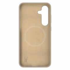 Ideal of Sweden Silicone Case Compatible w/MagSafe Beige for Samsung Galaxy S25+/Galaxy S24+