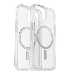 OtterBox Symmetry Clear MagSafe Case Clear with Blue Tint for iPhone 17e/16e/15/14/13 in Bulk Packaging