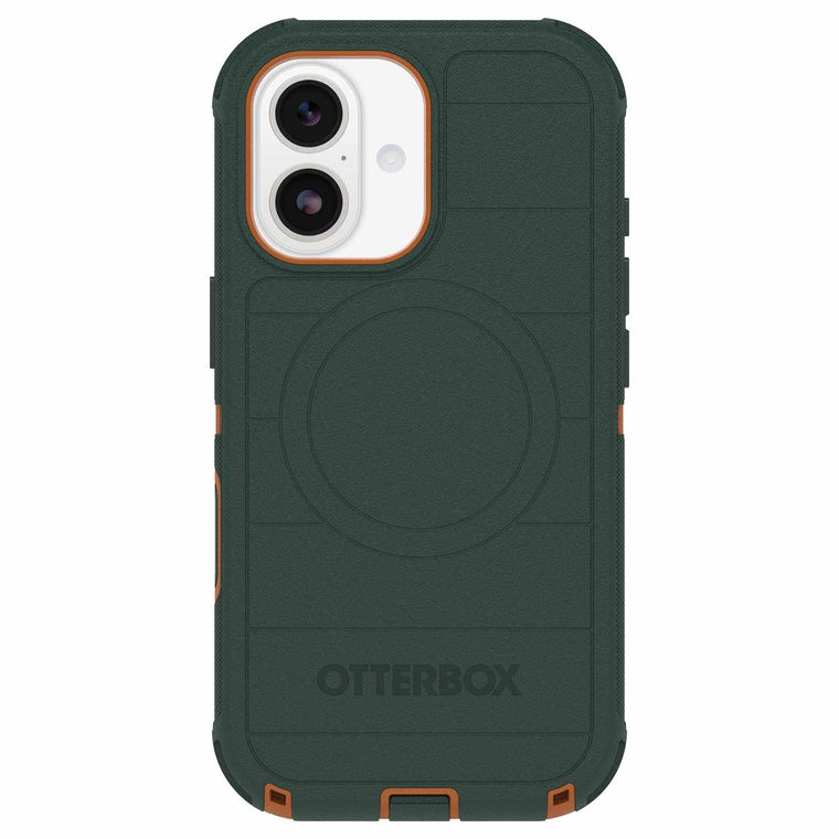 OtterBox Defender Pro MagSafe Case w/Camera Control Coopersmith (Green) for iPhone 17