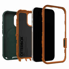 OtterBox Defender Pro MagSafe Case w/Camera Control Coopersmith (Green) for iPhone 17