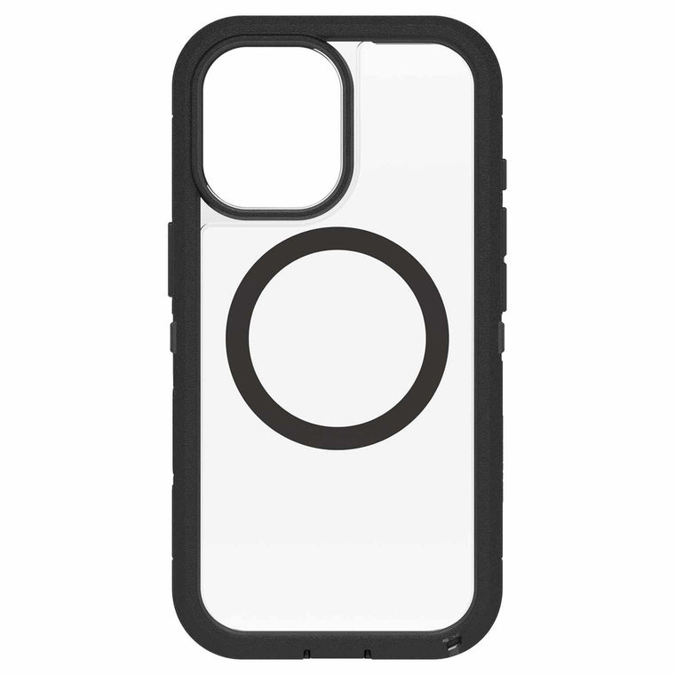 OtterBox Defender Pro XT Clear MagSafe Case w/Camera Control Dark Side (Black) for iPhone 17