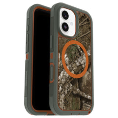 OtterBox Defender Pro XT Clear MagSafe Case w/Camera Control Realtree Apx (Green) for iPhone 17