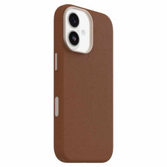 OtterBox Symmetry Cactus Leather MagSafe Case w/Camera Control Dessert Saddle (Brown) for iPhone 17