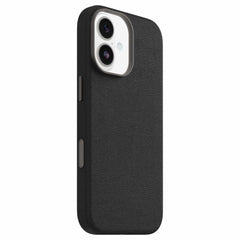 OtterBox Symmetry Cactus Leather MagSafe Case w/Camera Control Noir Ash (Black) for iPhone 17