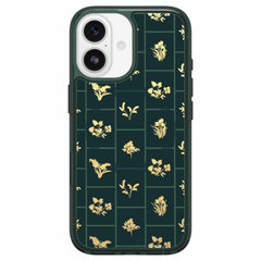 OtterBox Symmetry Clear MagSafe Case w/Camera Control Golden Bloom (Green) for iPhone 17