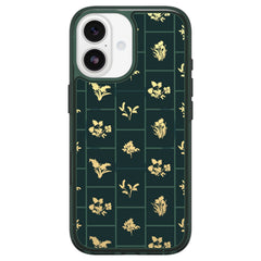 OtterBox Symmetry Clear MagSafe Case w/Camera Control Golden Bloom (Green) for iPhone 17