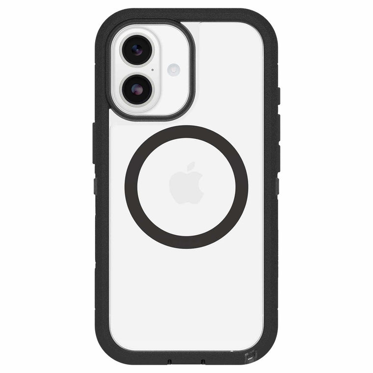 76000100 Defender Pro XT Clear MagSafe Case w/Holster in Bulk Packaging iPhone 17 Dark Side (Black)
