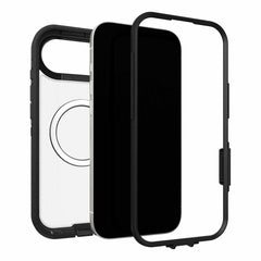 76000101 Defender Pro XT Clear MagSafe Case w/Holster in Bulk Packaging iPhone Air Dark Side (Black)