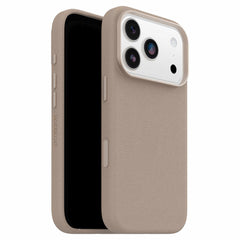 OtterBox Symmetry Cactus Leather MagSafe Case w/Camera Control Grey Comfort for iPhone 17 Pro