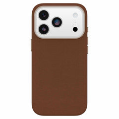 OtterBox Symmetry Cactus Leather MagSafe Case w/Camera Control Dessert Saddle (Brown) for iPhone 17 Pro