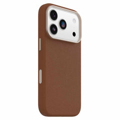 7799048 Symmetry Cactus Leather MagSafe Case w/Camera Control iPhone 17 Pro Dessert Saddle (Brown)