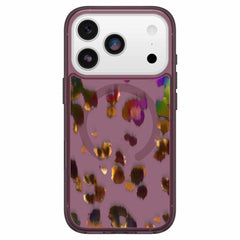OtterBox Symmetry Clear MagSafe Case w/Camera Control Leopard Shift (Pink) for iPhone 17 Pro