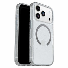 OtterBox Symmetry Clear MagSafe Case w/Camera Control Stardust 3.0 with Blue Tint (Clear) for iPhone 17 Pro