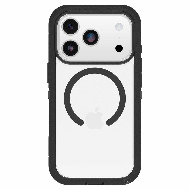 76000102 Defender Pro XT Clear MagSafe Case w/Holster in Bulk Packaging iPhone 17 Pro Dark Side (Black)