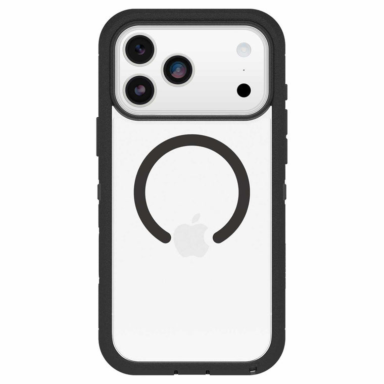 OtterBox Defender Pro XT Clear MagSafe Case w/Camera Control Dark Side (Black) for iPhone 17 Pro Max