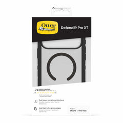 OtterBox Defender Pro XT Clear MagSafe Case w/Camera Control Dark Side (Black) for iPhone 17 Pro Max