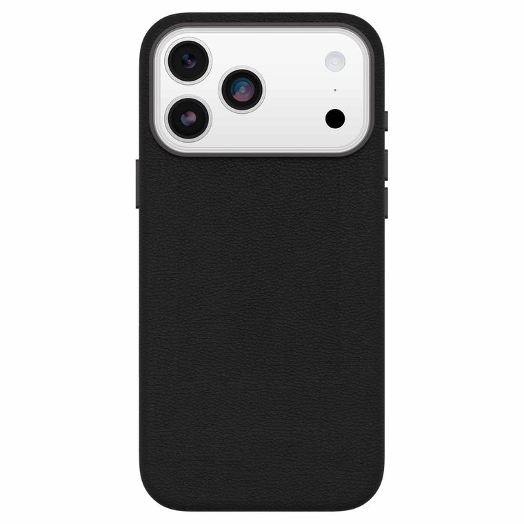 7799060 Symmetry Cactus Leather MagSafe Case w/Camera Control iPhone 17 Pro Max Noir Ash (Black)