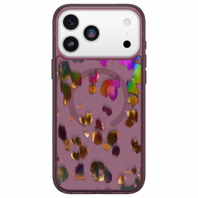 7798908 Symmetry Clear MagSafe Case w/Camera Control iPhone 17 Pro Max Leopard Shift (Pink)