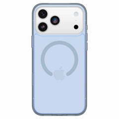 OtterBox Symmetry Clear MagSafe Case w/Camera Control Silver Glade (Blue) for iPhone 17 Pro Max