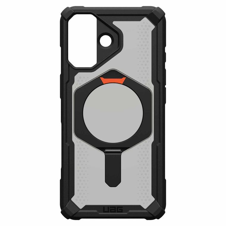 UAG Plasma XTE MagSafe Rugged Case Black/Pop Orange for iPhone 17