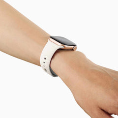 Ideal of Sweden Silicone Watch Band (M/L) Cloud Dancer for Apple Watch Series 10 42/41/40/38 mm