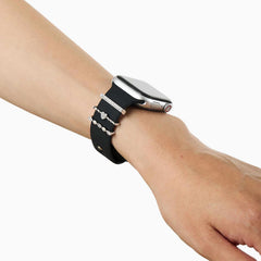 Ideal of Sweden Silicone Watch Band (M/L) Black forApple Watch Series 10 49/46/45/44/42 mm