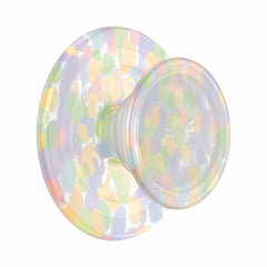 PopSockets PopGrip for MagSafe Round with Adapter Ring Rainbow Glass