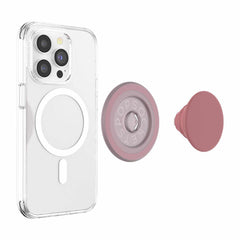 PopSockets PopGrip for MagSafe Round with Adapter Ring Clay Soft Touch