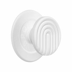 PopSockets PopGrip for MagSafe Round with Adapter Ring Curves Coconut Creme