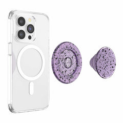 PopSockets PopGrip for MagSafe Round with Adapter Ring Sugar Plum Spekle