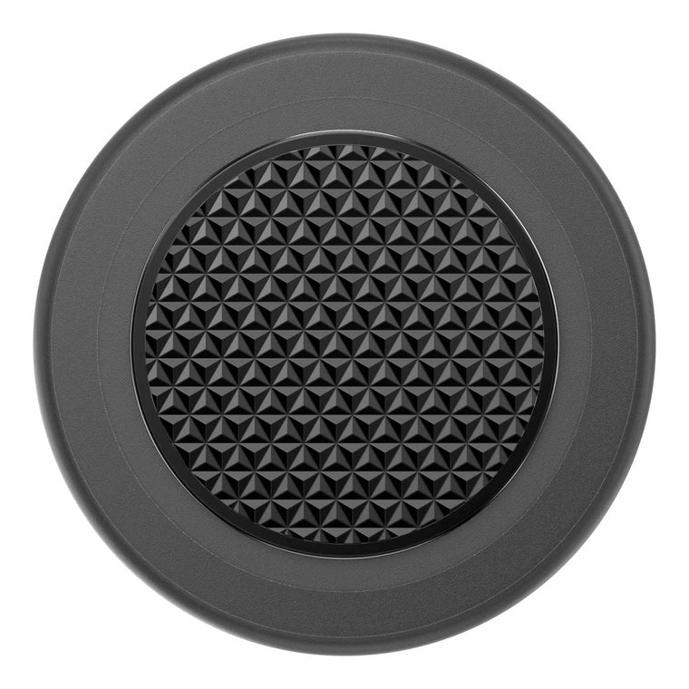807392 PopGrip for MagSafe Round with Adapter Ring Triangle Knurled Black
