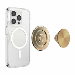 PopSockets PopGrip for MagSafe Round with Adapter Ring Radial Gold