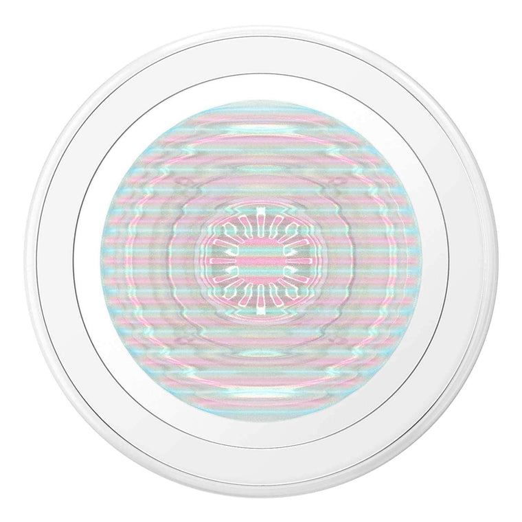 PopSockets PopGrip for MagSafe Round with Adapter Ring Fluted Opalescent