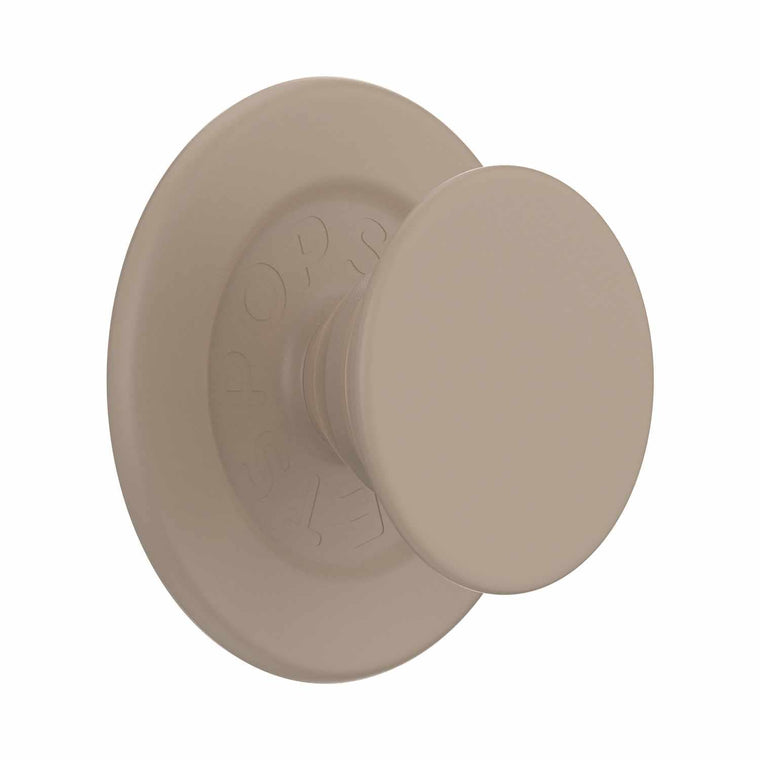 807491 PopGrip for MagSafe Round with Adapter Ring Soft Touch Latte