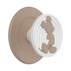 PopSockets PopGrip for MagSafe Round with Adapter Ring Latte Mickey