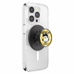114690 PopGrip for MagSafe Round with Adapter Ring Enamel Grouchy Lucy