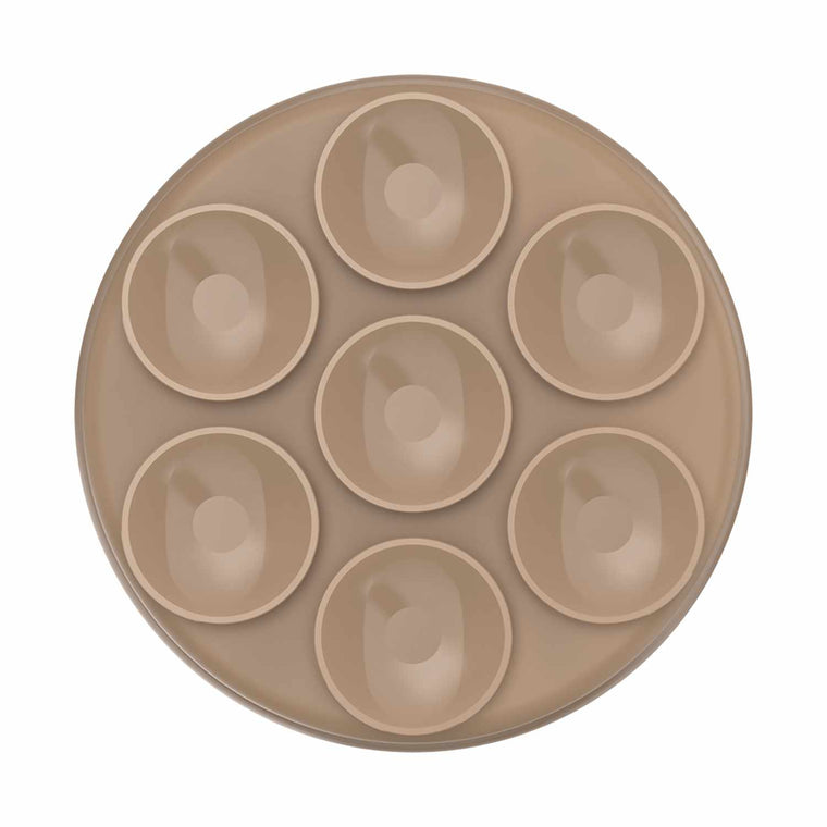 PopSockets PopGrip Suck-Up for MagSafe Round with Adapter Latte