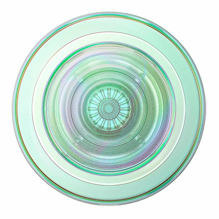 PopSockets PopGrip for MagSafe Round with Adapter Iridescent Turq