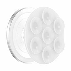 PopSockets PopGrip Suck-Up for MagSafe Round with Adapter Clear