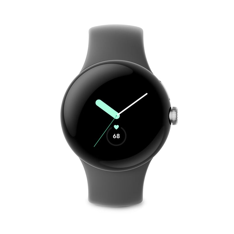 GA03305US Pixel Watch 2022 (Wi-Fi/BT) Silver Puck/Grey Band