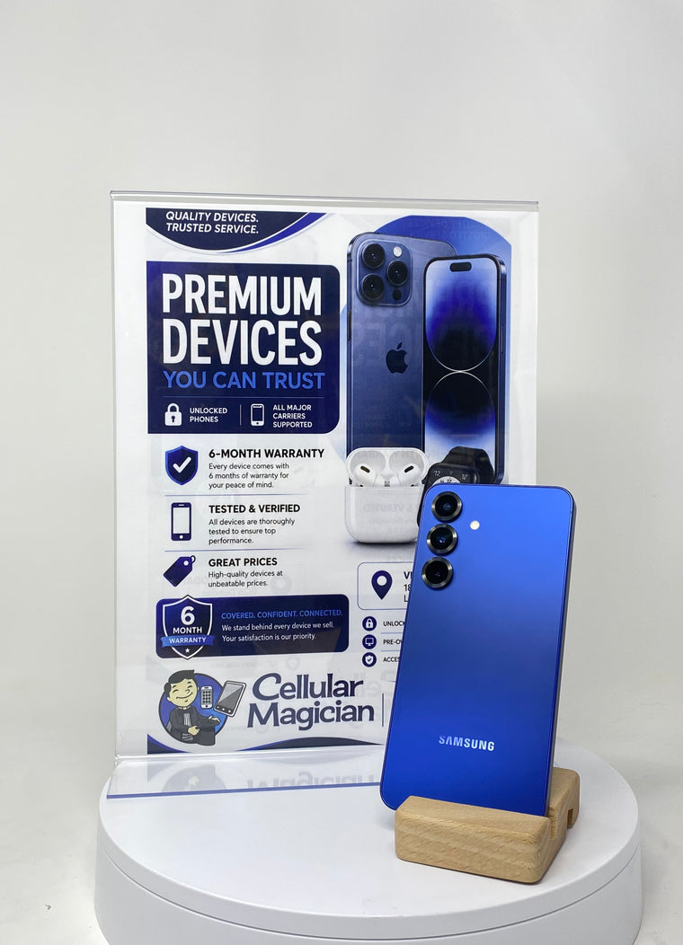 Samsung Galaxy S25 Navy - Cellular Magician Cell Phone Certified