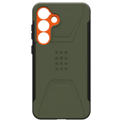 UAG Civilian Pro Rugged Case Olive Drab/Orange for Samsung Galaxy S25+