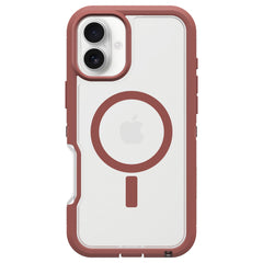 OtterBox Defender XT Clear Pro Case Brick Red Clear for iPhone 16 Plus