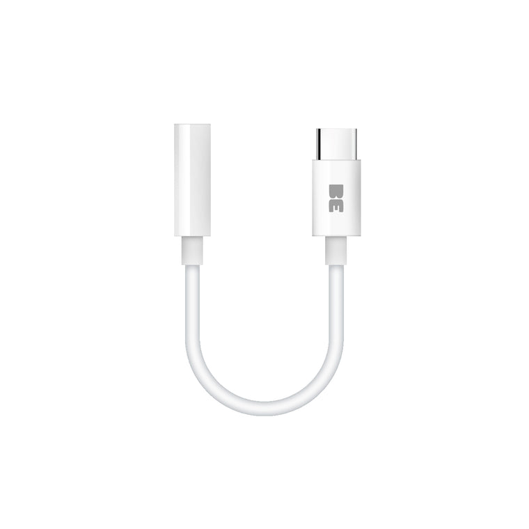 Blu Element USB-C to 3.5mm Headphone Jack Adapter White