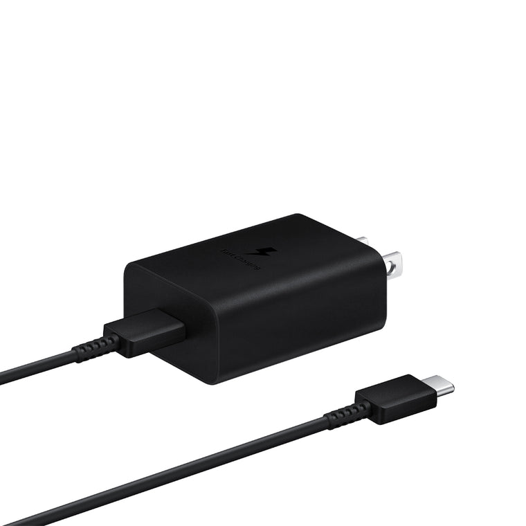 Samsung Wall Charger with USB-C to USB-C Cable 15W Black