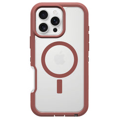 OtterBox Defender XT Clear Pro Case Brick Red Clear for iPhone 16 Pro Max