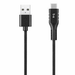 Blu Element Braided Charge/Sync USB-C to USB-A Cable 6ft Black